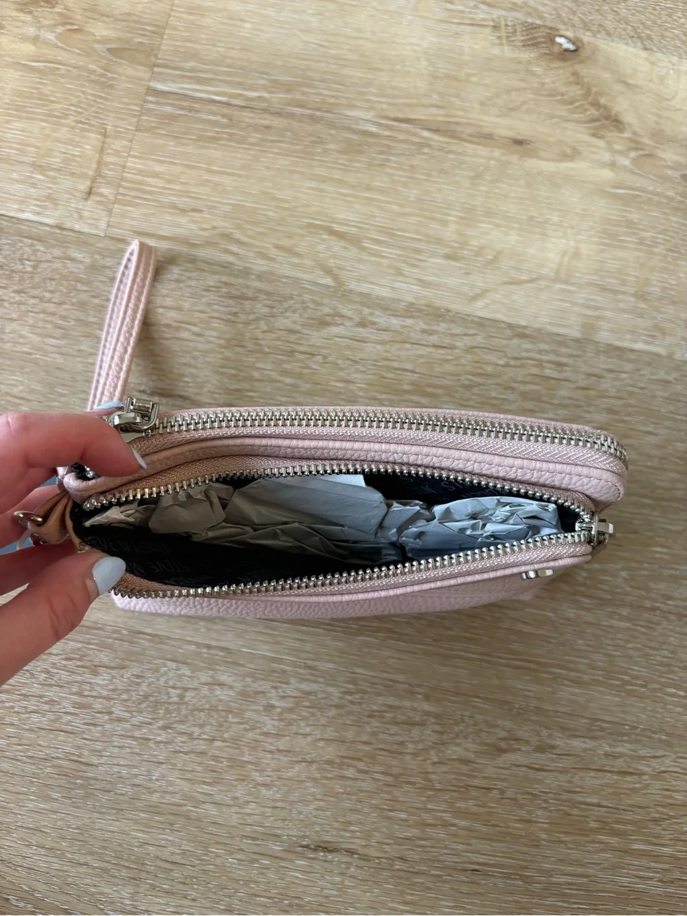 NWT Steve Madden Blush Pink Wristlet Wallet - Picture 8 of 10